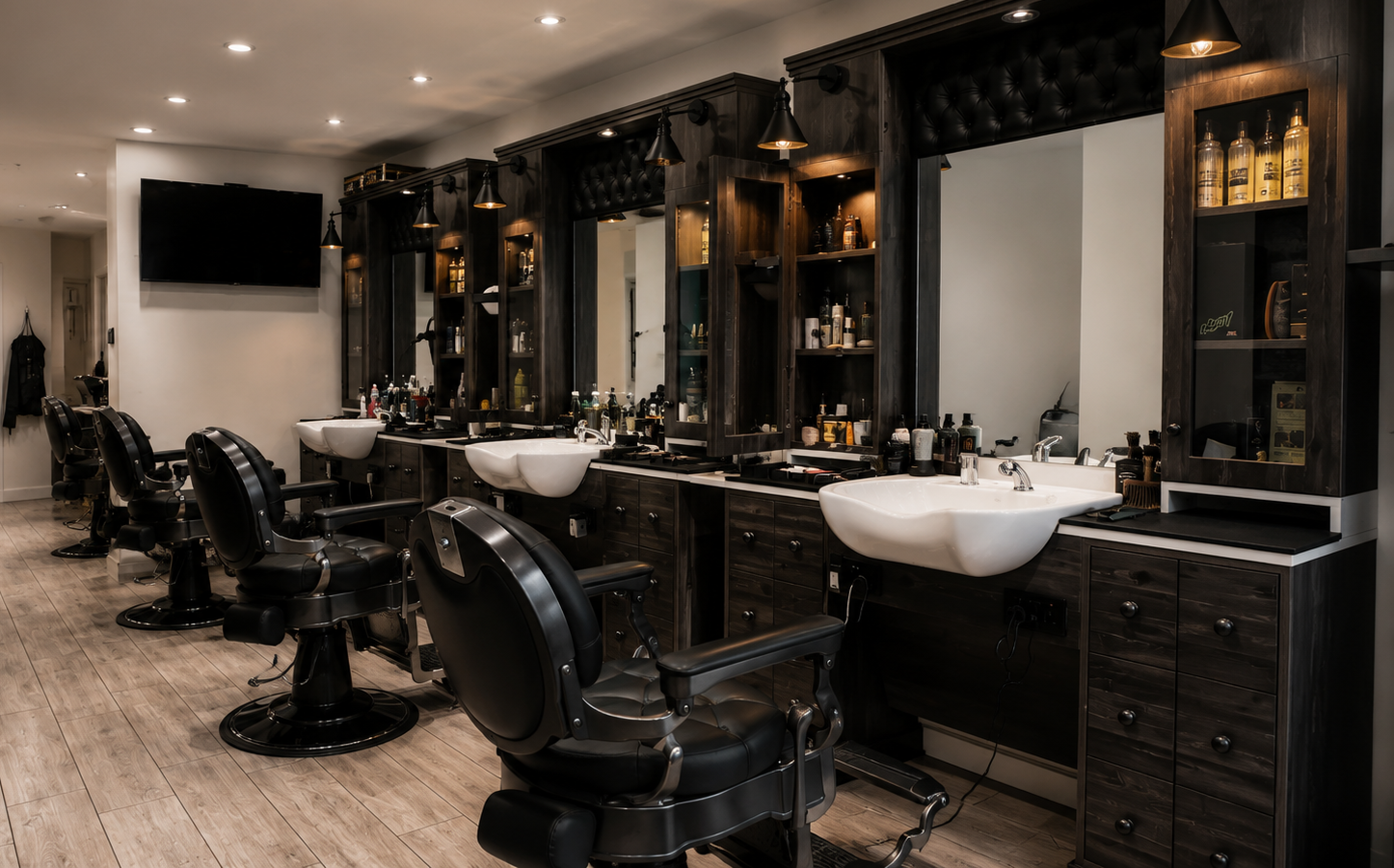 Inside Barberchop, Bethnal Green